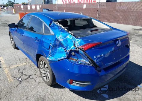 2016 Honda Civic Ex z USA, uszkodzony, nr VIN 2HGFC2F7XGH561914
